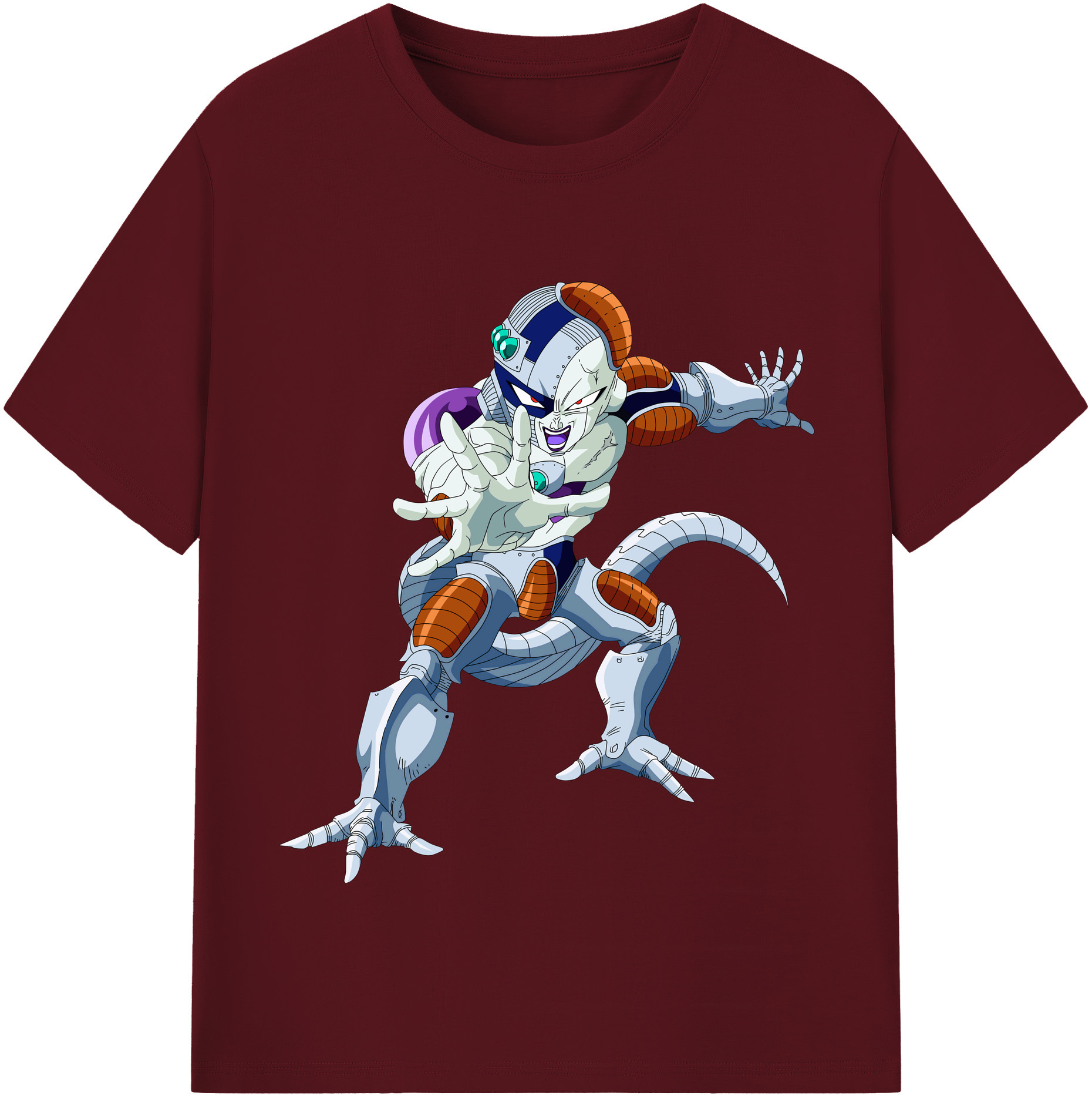 （画像用） ドラゴンボール フリーザ DRAGON BALL Frieza 綿100％半袖Tシャツ（フロントプリント）